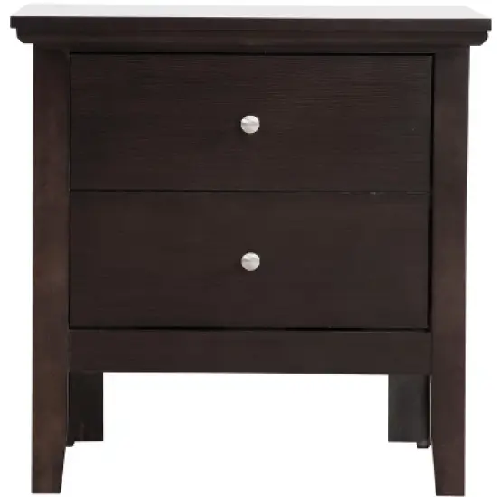 Passion Furniture Primo 2-Drawer Nightstand (24 in. H x 15.5 in. W x 19 in. D) image {11}