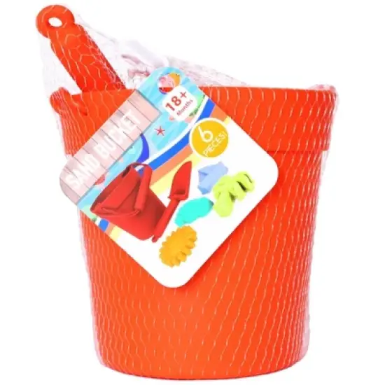 Sunny Days Bucket Set - Red - 5pc image {3}