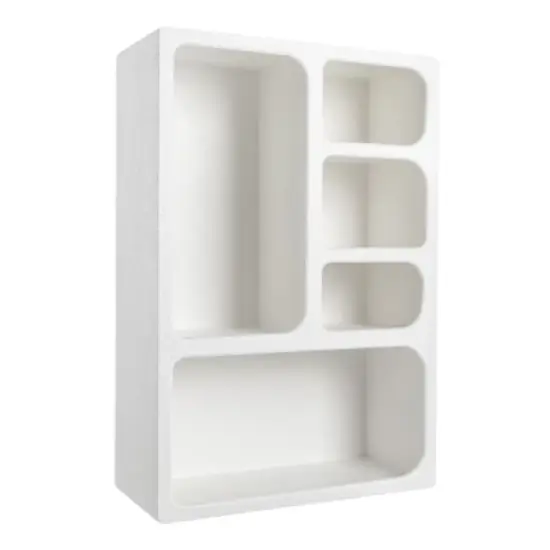 YIYIBYUS Modern Wall Shelves for Wall Decor, Desktop Storage Cabinet image {4}
