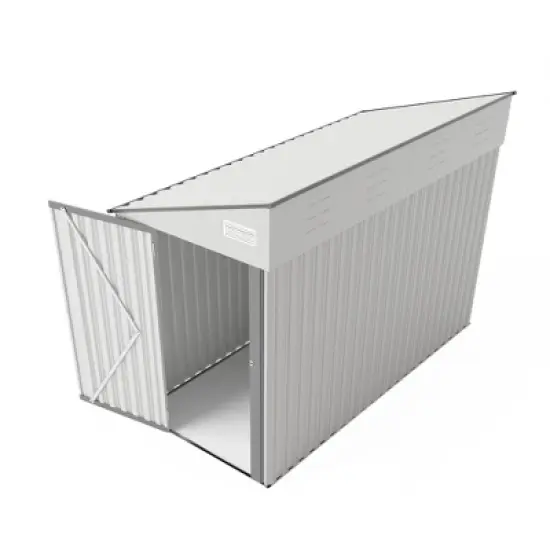 Gulches solid structural two-color storage shed, single hinge door, good ventilation, surface with protective film for various scenarios image {9}