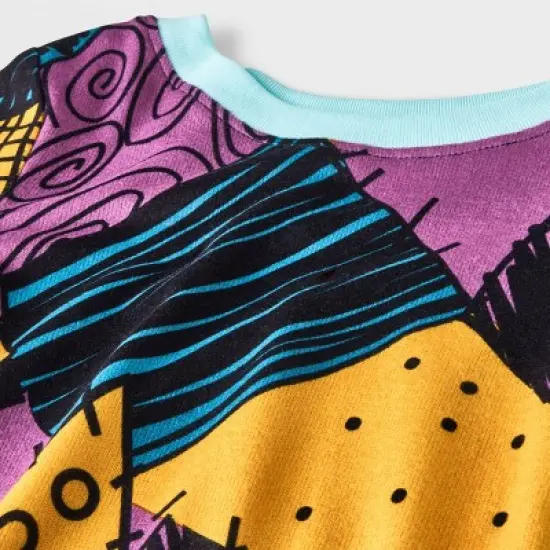 Toddler Girls' Disney The Nightmare Before Christmas Sally Pajama Set - Black image {2}