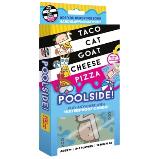 Dolphin Hat Games Taco Cat Goat Cheese Pizza Poolside Edition Card Game: Creative Thinking Party Game image {10}