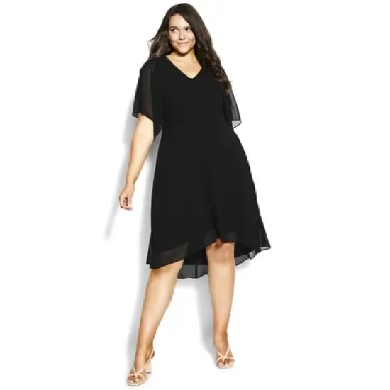 Women's Plus Size Adore Dress - Black | CITY CHIC image {1}