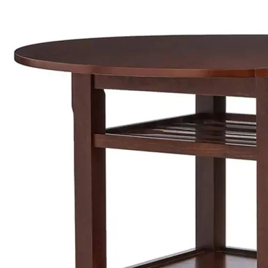 40" Tartys Dining Table Cherry - Acme Furniture image {5}
