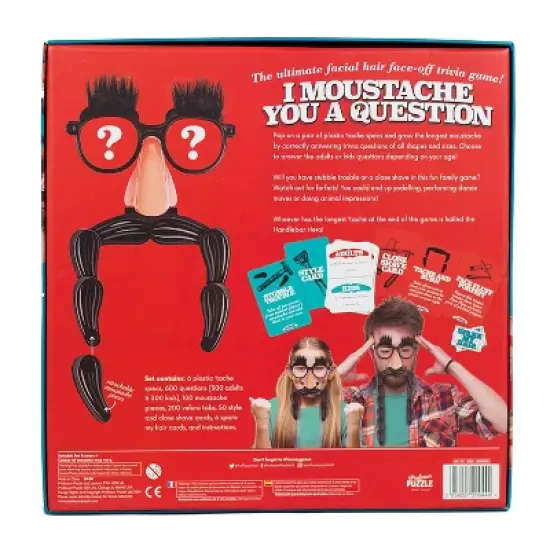 Professor Puzzle I Moustache You A Question Party Game image {4}