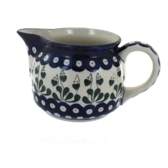 Blue Rose Polish Pottery 54 Ceramika Artystyczna Small Pitcher image {1}