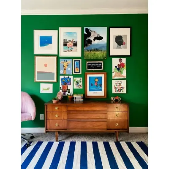 Command Large Picture Hanging Strips Black: Heavy Duty Adhesive, 3.649" Length, 0.751" Width, Plastic image {11}