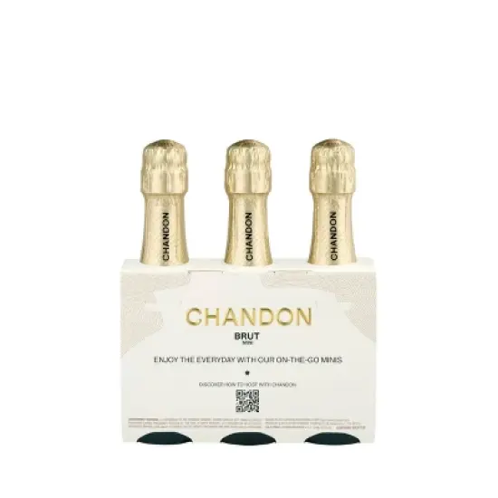 Chandon Brut Sparkling Wine - 3pk/187ml Bottles image {1}