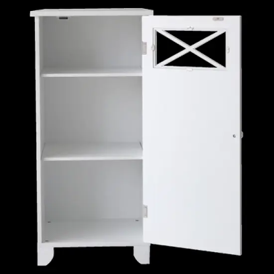 Dawson One Door Floor Cabinet - Elegant Home Fashions image {8}
