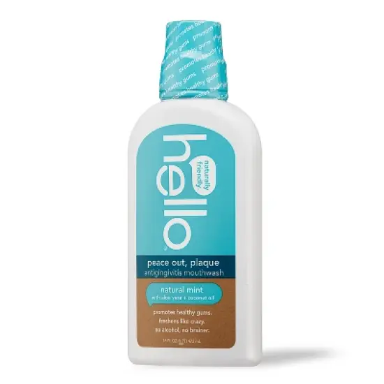 hello Peace Out Plaque Fluoride-Free and Alcohol-Free Mouthwash- 16 fl oz image {11}