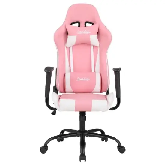 BestMassage Gaming Chair Office Chair with Lumbar Support Headrest Armrests and Rolling Swivel Computer Chair for PC Gamer image {9}
