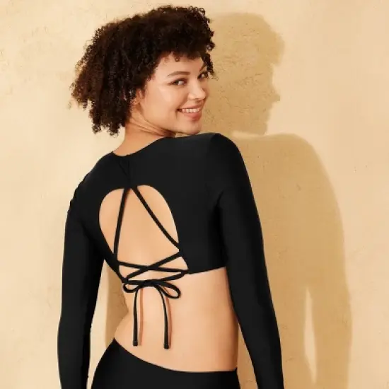 Women's Cross Back Swim Rash Guard - Wild Fable&trade; image {1}