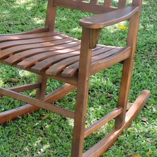 Traditional Rocking Chair - Oil Based Stain - Merry Products image {3}