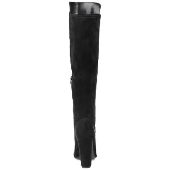 Journee Collection Womens Dominga Tru Comfort Foam Wide Calf Block Heel Knee High Boots image {4}