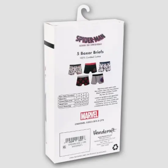 Boys' Marvel Spider-Man: Miles Morales 5pk Boxer Briefs image {3}