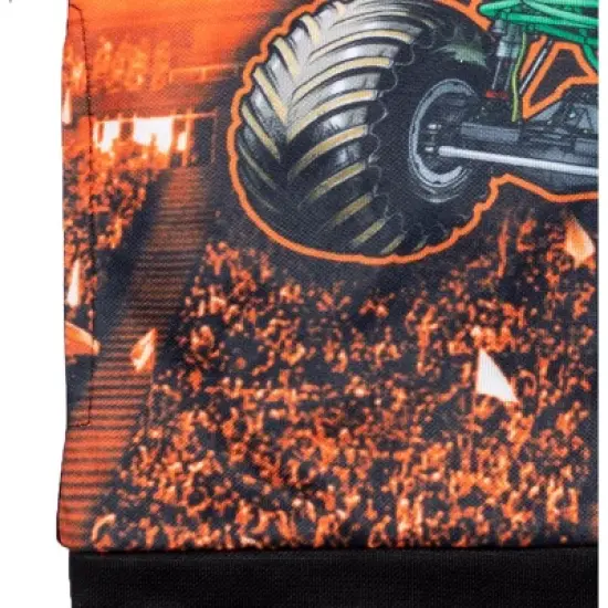 Monster Jam Trucks Toddler Boys Fleece Raglan Hoodie Black/Orange  image {6}