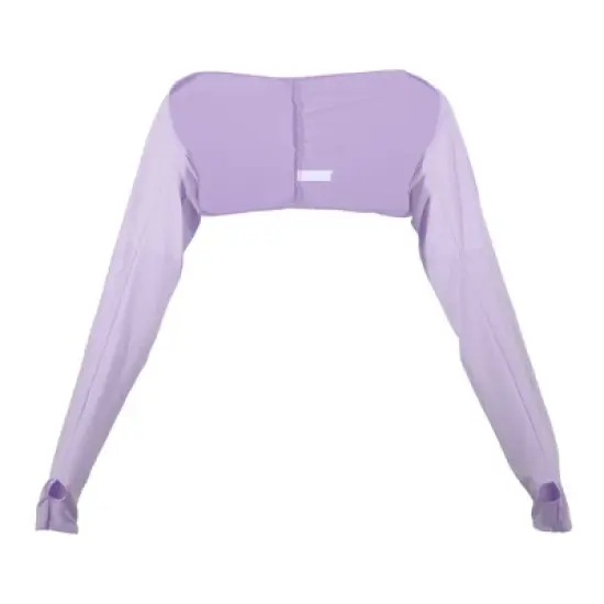 Unique Bargains Soft Sun Protection Arm Shawl Cooling Sleeve Sun Protection Arm Sleeve with Finger Hole for Women Golf Polyester image {12}