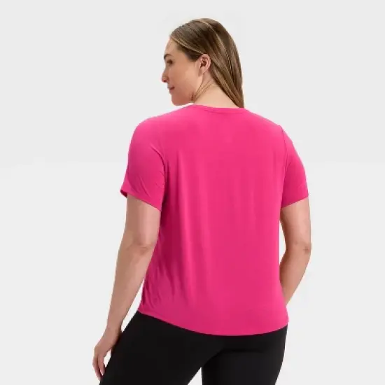 Women's Crewneck Leggings Friendly Short Sleeve T-Shirt - All In Motion&trade; image {4}