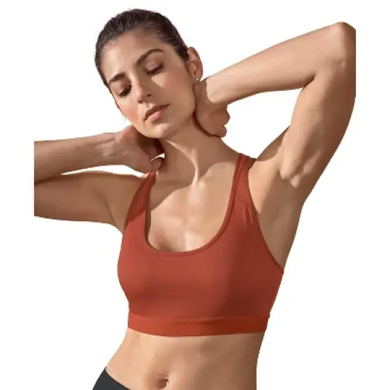 Leonisa  Quick-Dry Racerback Sports Bra - image {10}