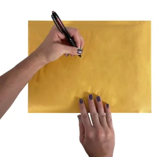 UOFFICE Pack of 50 Kraft Bubble Mailers 8.5"x12" - #2 Self-Seal Padded Envelopes image {6}
