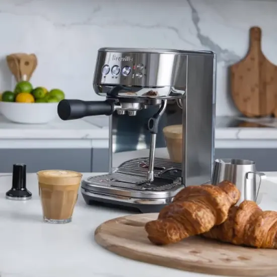 Breville Bambino Plus Stainless Steel Espresso Maker Silver BES500BSS image {9}