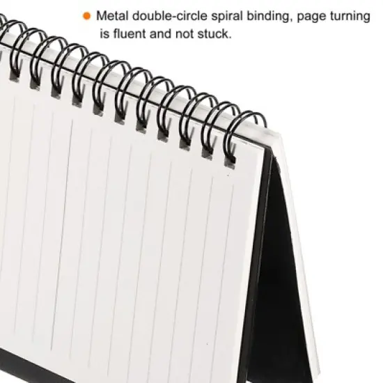 Unique Bargains A6 Hardcover Ruled Paper 80 Sheets Spiral Notebook image {3}