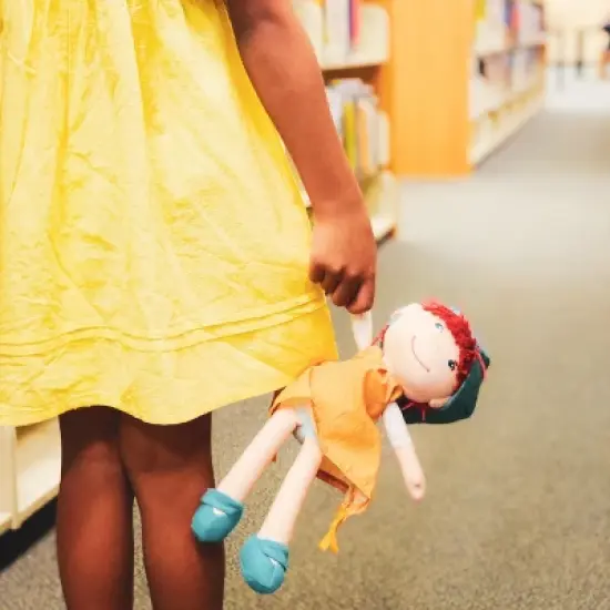 HABA Freya 12" Machine Washable Soft Doll with Red Hair image {6}