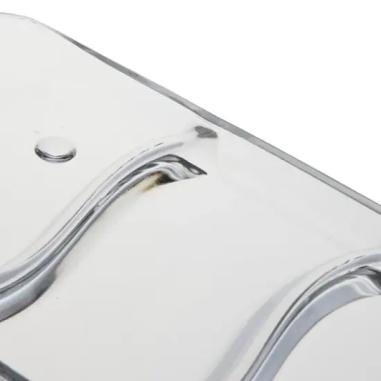 Slickblue Versatile Cristalline Glass Sectional Platter &ndash; Bake & Serve, Heat-Resistant with Feet, Two Size Options image {8}