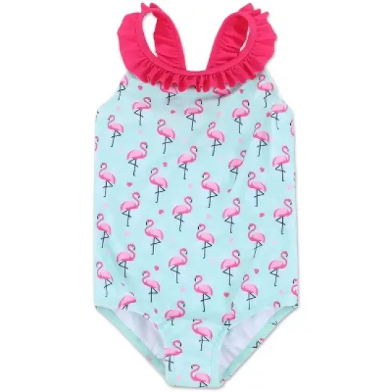 Trolls Kindi Kids JoJo Siwa Poppy Unicorn Girls One Piece Bathing Suit Bikini Top Rash Guard Skirt and Bottom 5 Swimsuit Set Toddler image {2}