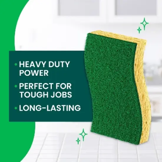 Scotch-Brite Heavy Duty Scrub Sponges image {1}