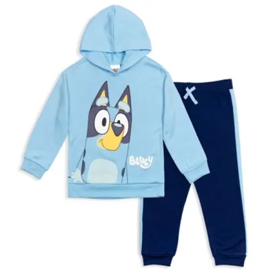 Bluey Fleece Hoodie and Pants Outfit Set Toddler to Big Kid image {7}