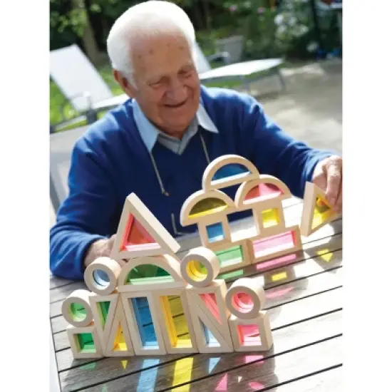 TickiT Rainbow Blocks, Set of 24 image {2}