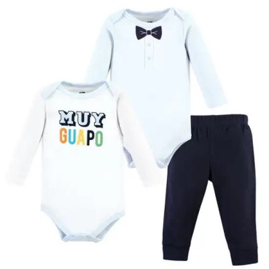 Hudson Baby Infant Boy Cotton Bodysuit and Pant Set, Hola Ladies Long Sleeve image {5}