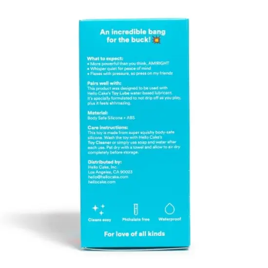 Hello Cake Pocket Wand Mini Travel Vibrator image {10}