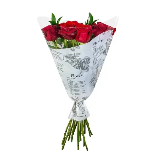 Dozen Fresh Cut Vibrant Roses image {3}