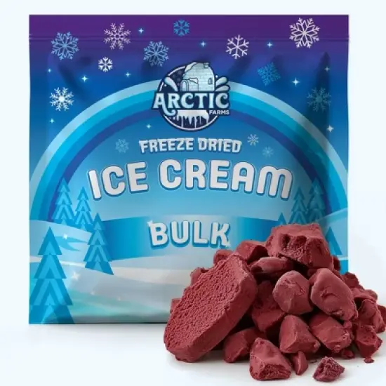 Arctic Farms Freeze Dried Ice Cream That Does Not Melt (Bits) (Red Velvet Cake) image {5}