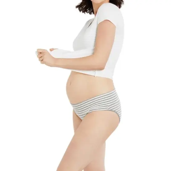 Fold Over Maternity Panty | Motherhood Maternity image {7}