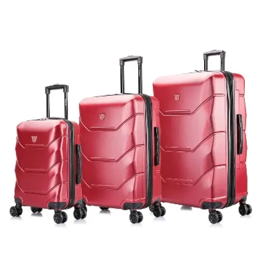 DUKAP Zonix Lightweight 3pc Hardside Luggage Set image {15}