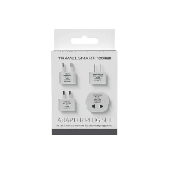 Travel Smart Polarized 12W Power Adapter Plug 4pc Set image {10}