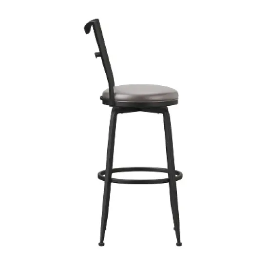 Larimore Metal Bar Height Stool Black - Hillsdale Furniture image {4}
