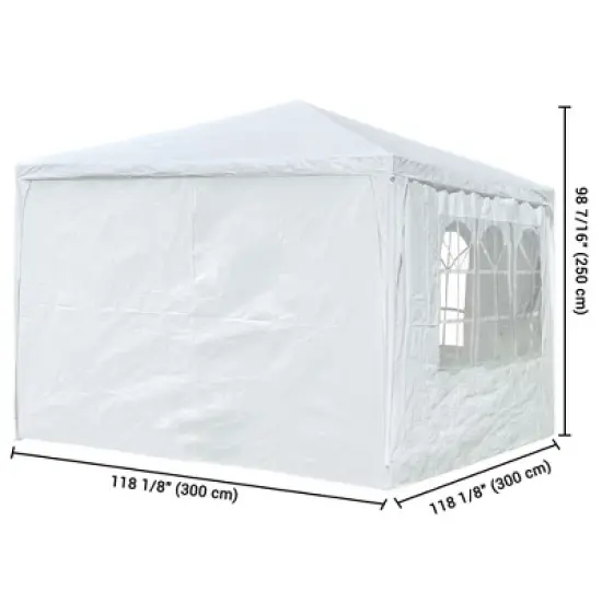 Yescom 10'x10' Party Wedding Tent Canopy White image {6}