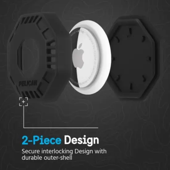 Pelican Adventurer Stick-On Case for AirTag - Black image {2}