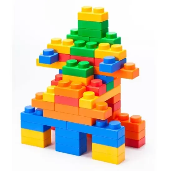UNiPLAY Basic Soft Building Blocks &mdash; Cognitive Development, Interactive Sensory Toy for Ages 3 Months and Up image {8}