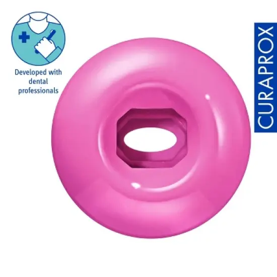 Curaprox Toothbrush Holder Pink, Hygienic Upright Stand for Clean and Organized Storage image {3}