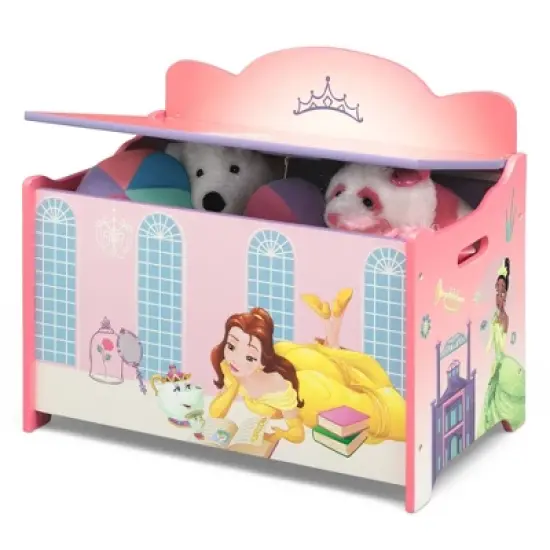 Delta Children Disney Princess Deluxe Toy Box - Greenguard Gold Certified image {5}