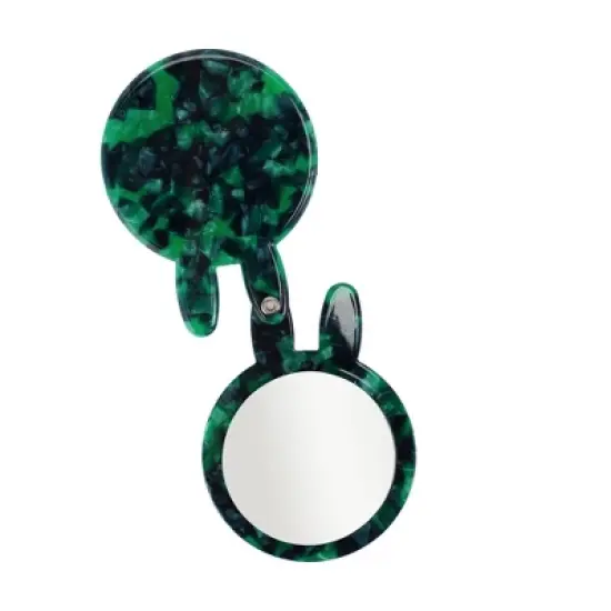 Unique Bargains Durable Rabbit Shaped Makeup Mirror 1 Pc image {8}