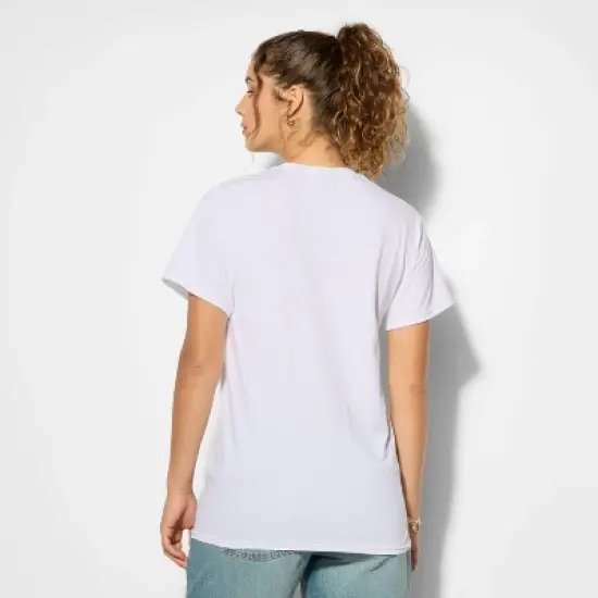Women's Moroney Lucky Short Sleeve Graphic T-Shirt - White image {2}