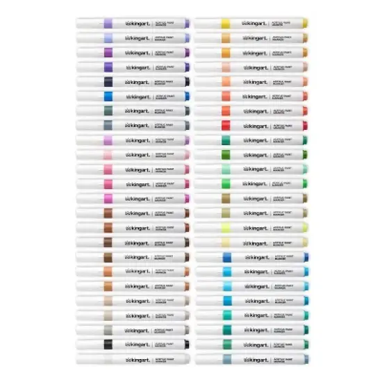 KINGART Acrylic Paint Markers 48 Colors image {9}