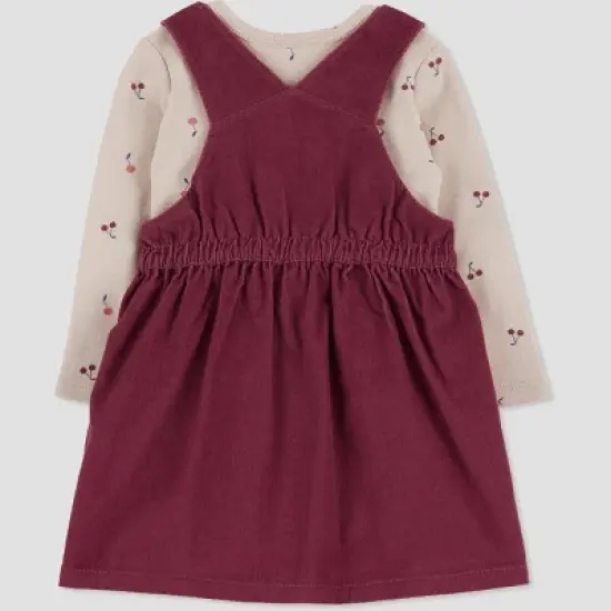 Carter's Just One You&reg;️ Baby Girls' Cherry Top & Skirtall Set - Purple image {2}