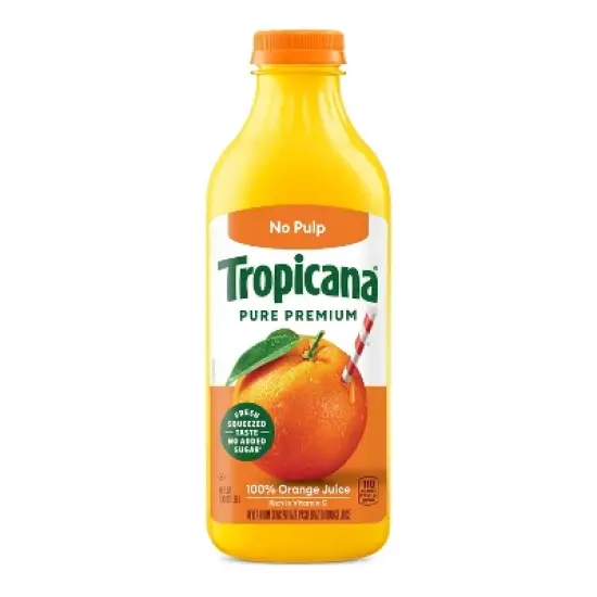 Tropicana Pure Premium Pulp Free Orange Juice - 46 fl oz image {10}